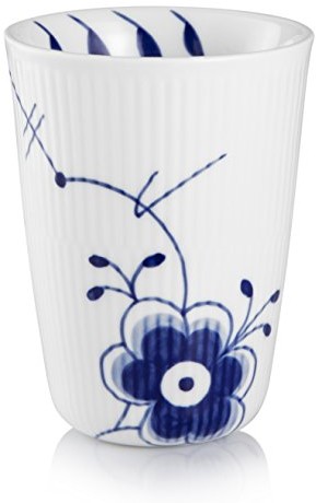 Royal Copenhagen Mega Niebieski rowkowane Café Latte Thermo kubek 39 CL 1016895