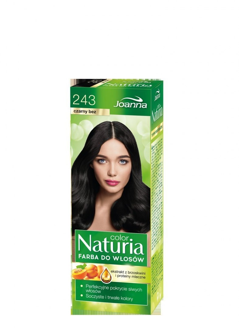Joanna Naturia Color Farba do włosów nr 243-czarny bez 150g 9188