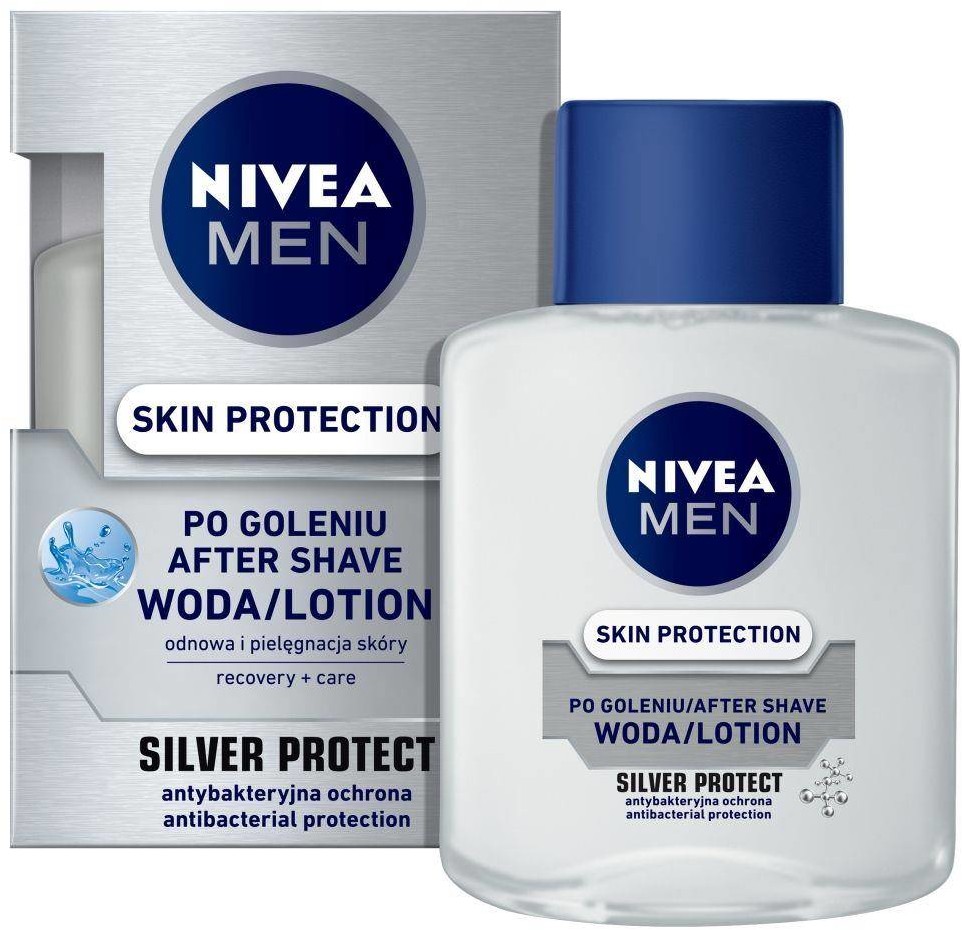 Nivea Men Skin Protection woda po goleniu Silver Protect 100ml 94009-uniw