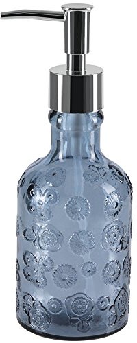Spirella spirella dozownik do mydła carlita szklany dozownik do mydła w płynie-300 ML Niebieski