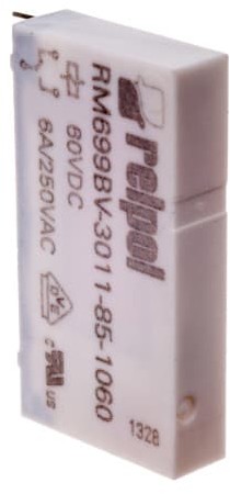 Relpol Przekaźnik miniaturowy 1P 6A 60V DC PCB AgSnO2 RM699BV-3011-85-1060 2613667 2613667