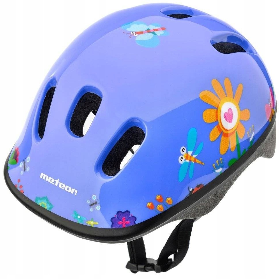 Meteor Regulowany Kask Rowerowy Dziecięcy 44-48 cm