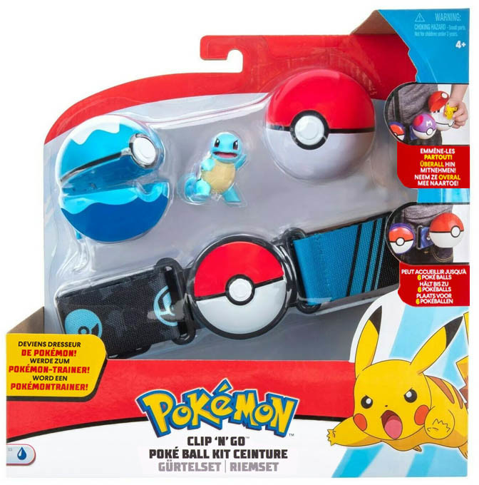 Wicked Cool Toys Pokemon Clip N Go Pas Trenera PokeBall Squirtle Warszawa