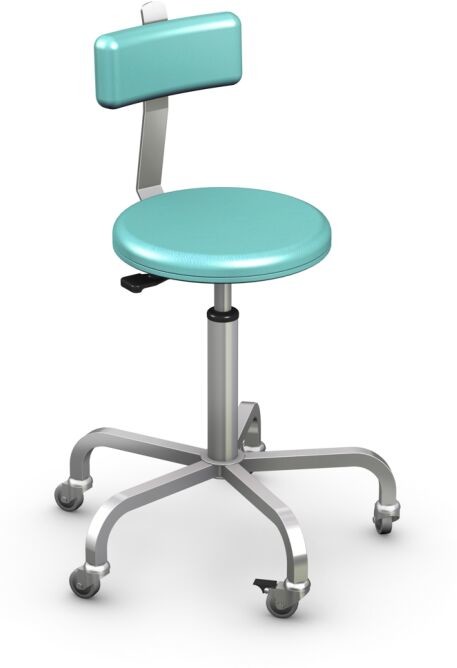 Ztm Tech-med TBG04/RM taboret lekarski ze stali kwasoodpornej na kółkach regulowany TB-03 (TB-03-010-RM-T_)