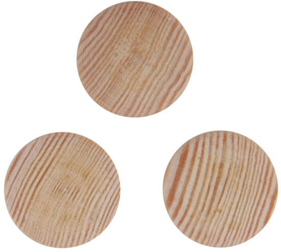 Kornik Kapsle maskujące  fi 20 mm sosna 10 szt.