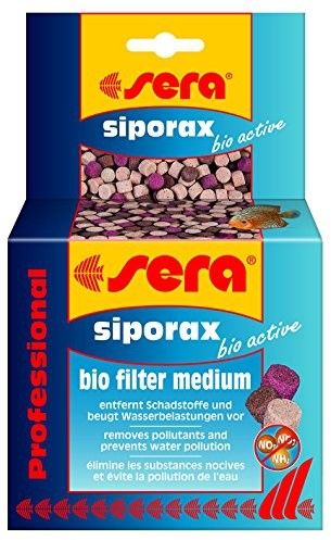 Sera sera 08485 Professional siporax Bio Active 210 G (do 400 L)  Nowy sposób, zmniejsza już po 24h Ammonium uzdatniania wody, azotyny i jest samodzielnie oczyszczającą azotanu oraz wysokiej jakości filtr  8485