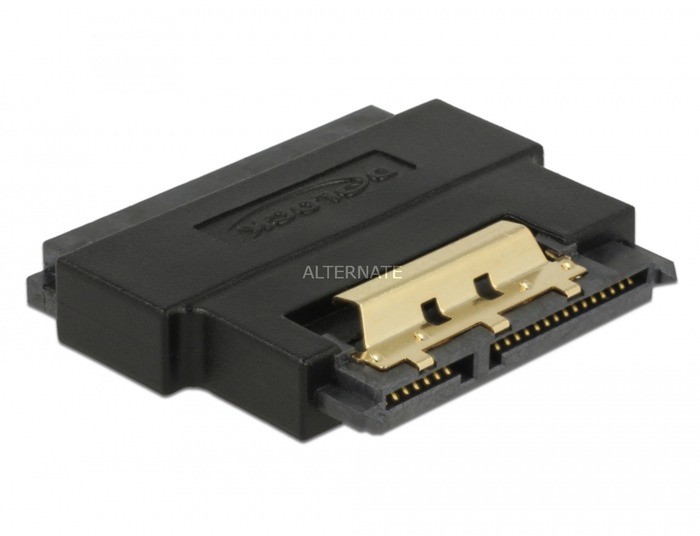 Delock 63945 przejściówka SATA 22 pin Czarny, Adapter