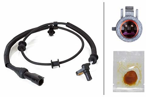 HELLA 6PT 010 376-251 czujnik, temperatura spalin - 2- biegunowy - przykręcany - Przewodu: 595[mm] 6PT 010 376-251