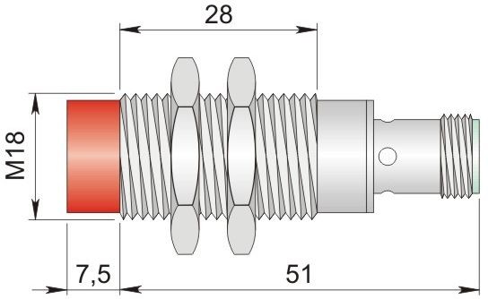 ORNO indukcyjny 18 mm SI18-NE8 H I18000144