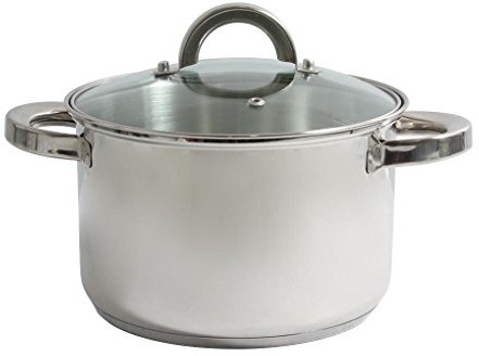 San Ignacio San ignacio Caesar garnek ze stali nierdzewnej ze szklaną pokrywką S269416