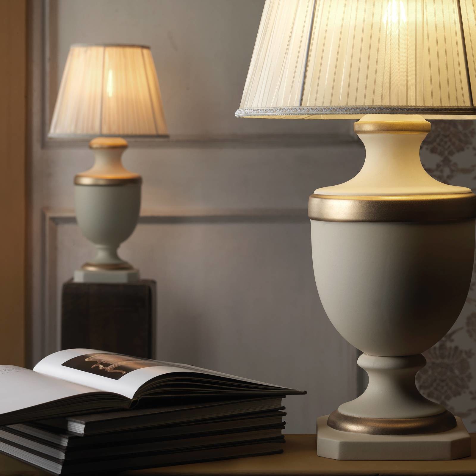 EULUNA Lampa stołowa Imperiale z ceramiki, wysokość 56 cm