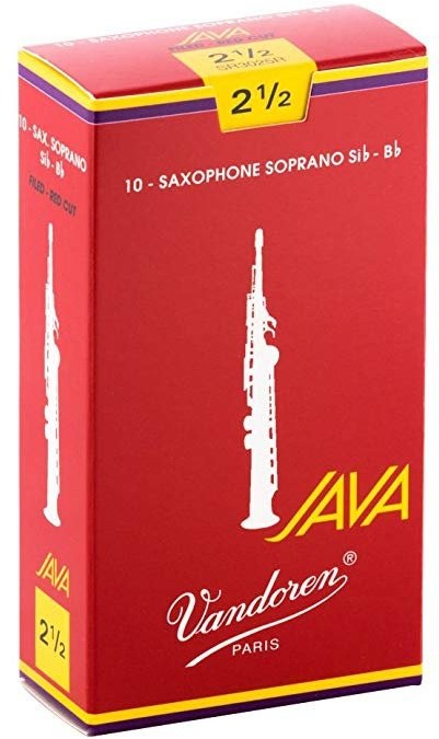 Vandoren Stroik saksofon sopran 2,5 Java Red