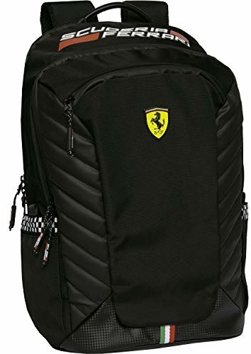 Ferrari FERRARI Zaino Big Scuderia - Nero, plecak chłopięcy, Taglia unica 63182