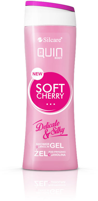 Silcare Żel do mycia ciała Quin z lanoliną 250ml - Cherry