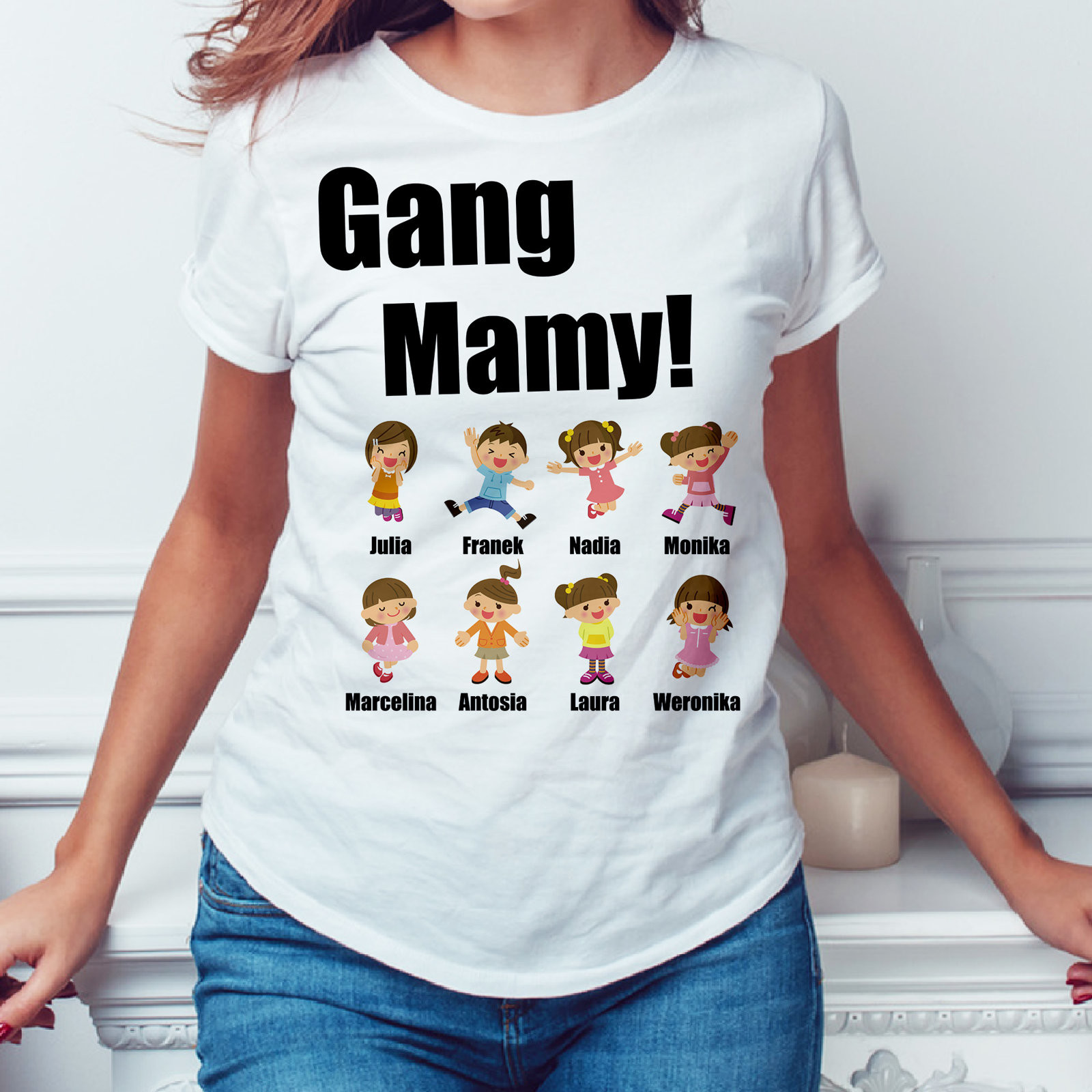 Poczpol Gang mamy - koszulka damska 43128-G
