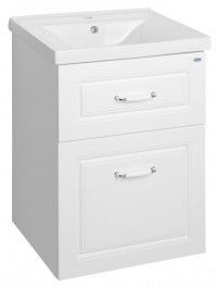 Aqualine FAVOLO szafka umywalkowa 52x72,5x44 cm, biały matowy FV255