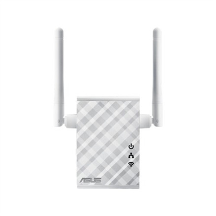 Asus Asus Repeater Extender Access Point Bridge RP-N12 802.11n  2.4GHz GHz  300 Mbit s  10 100 Mbit s  Ethernet LAN (RJ-45) ports 1  2xExternal 2dBi 90IG01X0-BO2100
