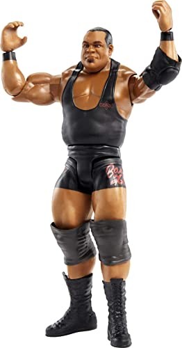 WWE WWE HDD05 - Figurka akcji Keith Lee (ok. 15 cm) do ustawiania w różnych pozach, dla dzieci i kolekcjonerów od 6 lat HDD05