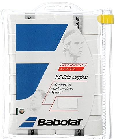 Babolat VS Grip oryginalne 12er over Grip, biały, One Size 654010