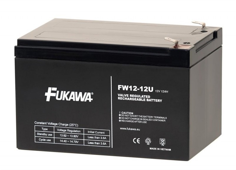 Fukawa FUKAWA FW 12-12 U - Akumulator ołowiowy 12V/12Ah/faston 6,3mm