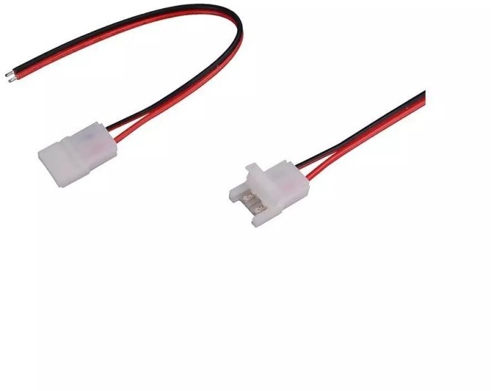 V-TAC Konektor Złączka Taśm LED z przewodami do Taśm i Pasków LED Gęste i Zwykłe 10mm