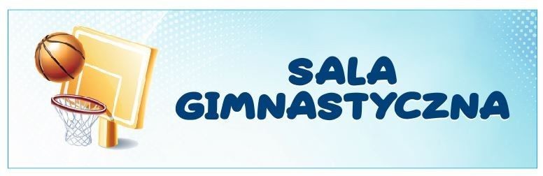 Tabliczka na Drzwi Sala Gimnastyczna ZT067