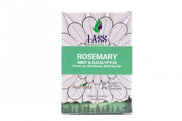 Lass Cosmetics Naturals Mydełko z rozmarynem, miętą i eukaliptusem Naturals 125g