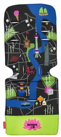 Maclaren Nakładka na siedzisko Shanghai City Map