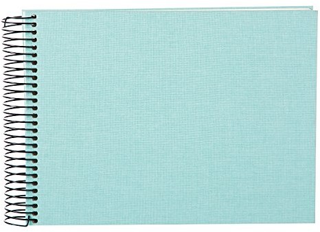 Goldbuch Złota księga, Bella Vista Trend 24 X 17 40 S. Biały Spiral Aqua 20507, 20 507 20 507