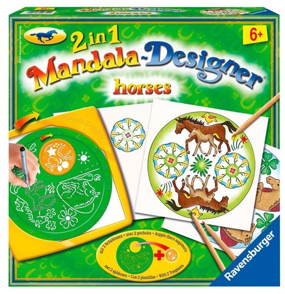 Ravensburger Mandala-Designer 2 in 1-Horses 297429