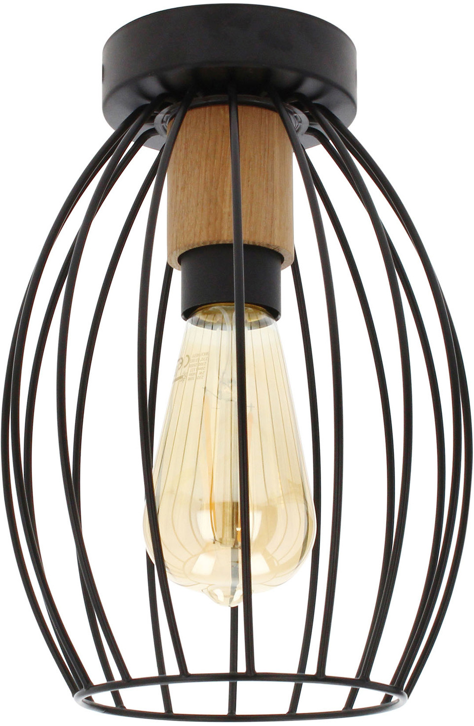 Britop Lampa wisząca Beeke z kloszem klatkowym