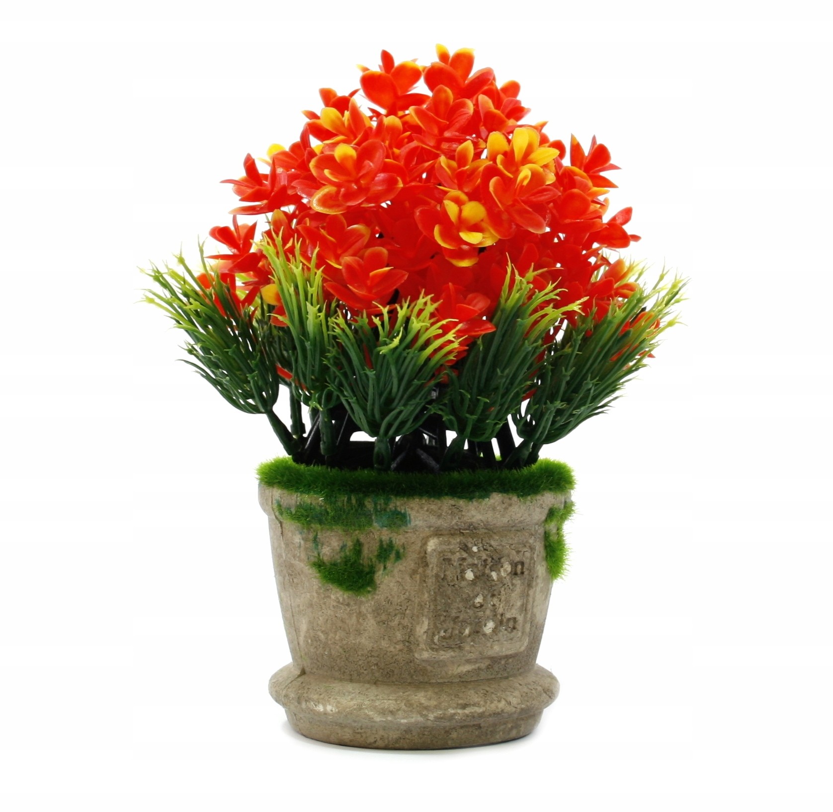 Sztuczne Kwiaty W Doniczce Ozdobne Kwiatki 17cm