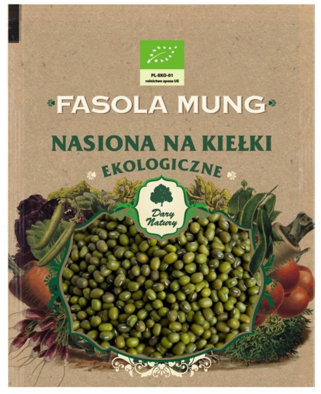 DARY NATURY DARY NATURY NASIONA NA KIEŁKI FASOLA MUNG EKO 50G