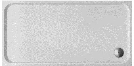 Фото - Душовий піддон Duravit D-Code Brodzik prostokątny 180x90 cm, biały 720165000000000 - odbi 