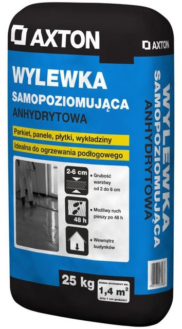 AXTON Wylewka anhydrytowa SAMOPOZIOMUJ$4CA 25kg 20 - 60 mm AXTON