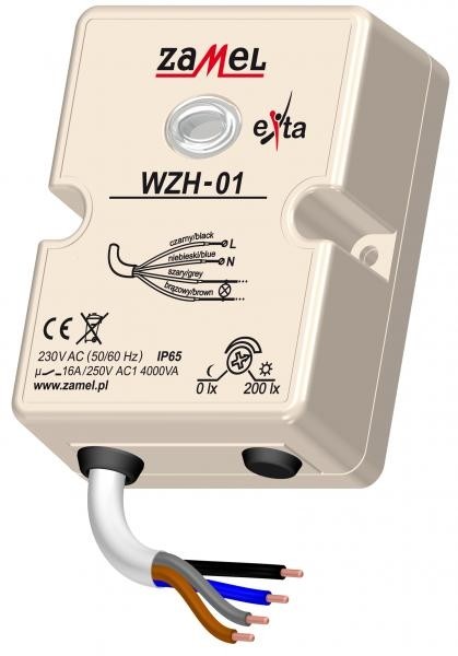 Zamel Włącznik zmierzchowy z sondą WZH-01 EXT10000140