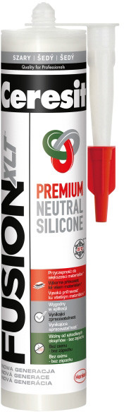 Ceresit Silikon uniwersalny Ceresit 280 ml szary 2255242