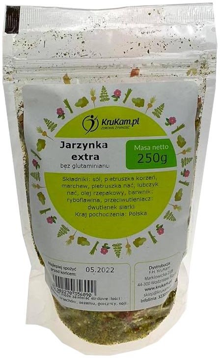 KruKam Jarzynka extra bez glutaminianu 250g