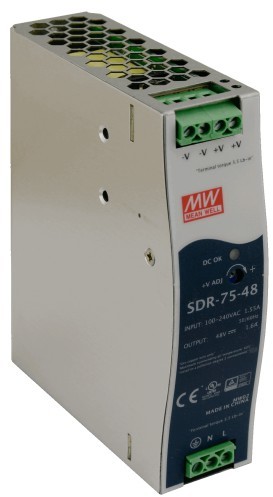 PULSAR SDR 48V/75W/1.6A zasilacz na szynę DIN (PL_SDR-75-48)