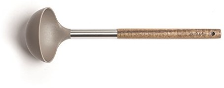 Excelsa 50489 chochla z drewna akacjowego, nylon, taupe/brązowy, 35 x 8 x 7 cm 50489