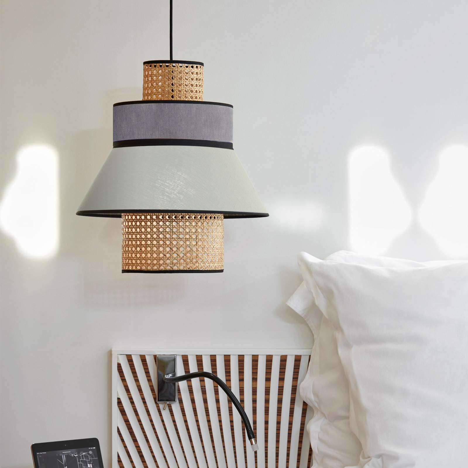 MARKET SET MARKET SET Singapour ML lampa wisząca antracyt