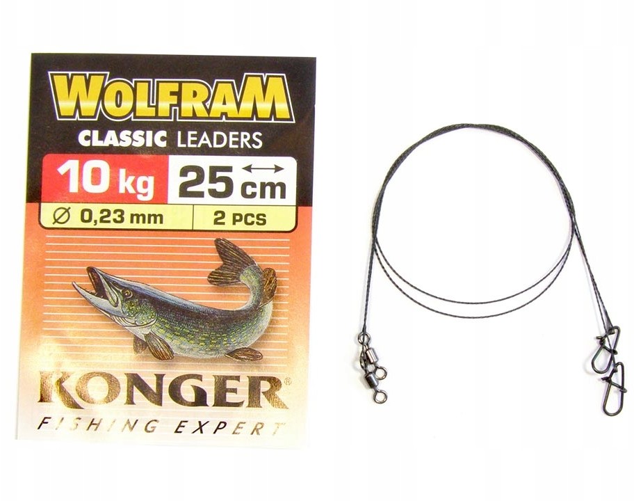 KONGER Przypon Przypony Wolfram 25CM / 10KG