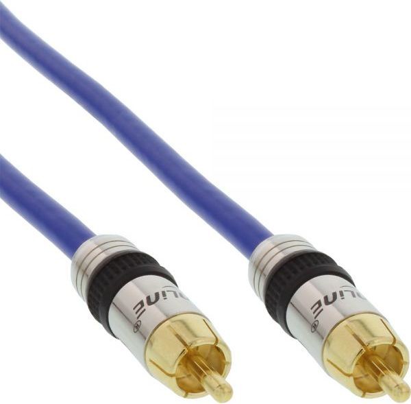 Kabel Intos Premium Cinch Audio Kabel 1x Cinch męski męski pozłacany 20m markowy 89420P