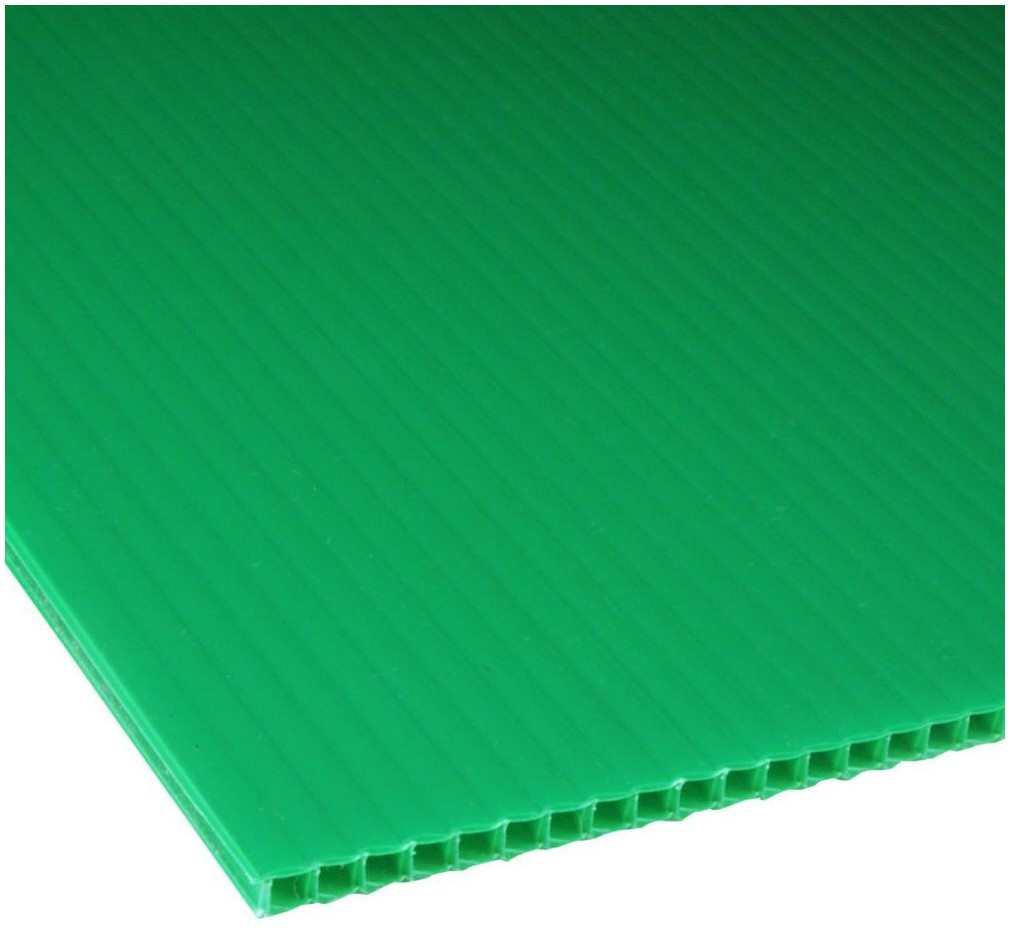 ROBELIT Płyta polipropylenowa kanalikowa 100x200 cm gr. 3 mm zielona