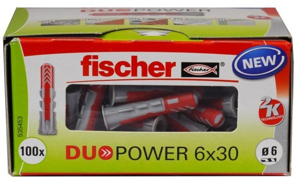 Fischer Kołek uniwersalny Duopower 6 x 30 100 szt. 535453