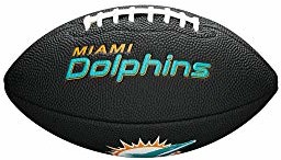 Wilson Miami Dolphins NFL Mini Football Czarny (WTF1533BLIDMI)
