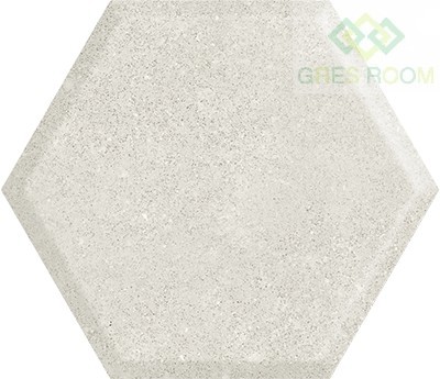 Paradyż Woodskin Grys Heksagon Struktura A 19,8x17,1