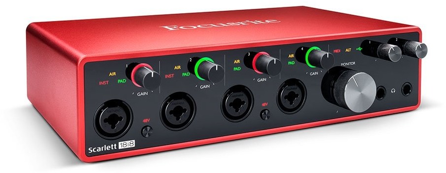 Focusrite Scarlett 18i8 3Gen + ABLETON + PRO TOOLS!