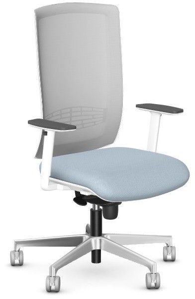 Intarseating Krzesło obrotowe BEGIN białe KA-BEGIN-AMW-141-01/TR7