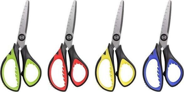 Colorino Colorino COLORINO Nożyczki szkolne 14 cm czarne uniw 321009-uniw